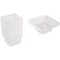 Beliani TUMACO - 6-delige badkamer hardware set - Zwart - Aluminium