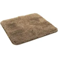 Kinzler J-10003/52 bruine badmat, microvezel, 50x55 cm zonder uitsparing