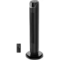 BOG Torenventilator - Stil - Met Afstandsbediening - 92 Cm - Mobiele Ventilator - Zuilventilator - 7 Uur Timer - 3 Modi - 3 Snelheden - 45 W Staande Ventilator - Zwart