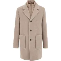 Van Gils - Heren overjas - Regular fit - Beige - wol - Maat: XXL