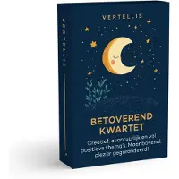 Vertellis Betoverend Kwartet - Kwartetspel voor Volwassenen en Kinderen - Kaartspel en Gezelschapsspel met Betekenis - Familiespel voor aan Tafel