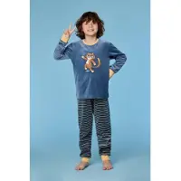 Woody Pyjama jongens kat gestr broek