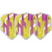 L-Style EZ L1 Mamo Series Yellow Clear White - Dart Flights