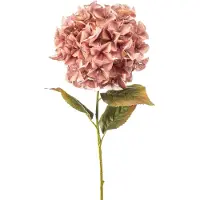 Emerald - Kunstbloem Hortensia XL 90cm oudroze - Kunstplant voor binnen