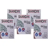 Kajal Silvercote No.1 Klassiek Wit A4 Papier 80 g/m² - Gerecycled Printer & Kopieerpapier | Milieuvriendelijk, Voor Thuis, Kantoor & School met Sticker