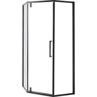 Beliani TOCANTINS - Douchecabine - Zwart - Veiligheidsglas