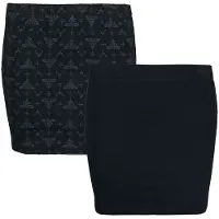 Black premium by emp Minirok - Minirokjes Set van 2 - S tot XXL - voor Vrouwen - zwart | Maat XL