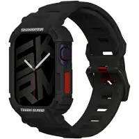 Skinarma Bandje Mecha 2In1 Voor Apple Watch 45Mm 44Mm Zwart Inbegrepen
