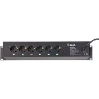 Adam hall 19 2U EU Power Strip 9 Sockets