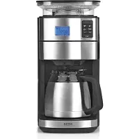 BEEM Fresh Aroma Perfect II filterkoffiemachine, glazen kan, voor 10 kopjes, met timer, aroma-instelling en geïntegreerde maalder