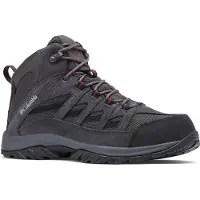 Columbia Crestwood Mid Waterdichte II Grijze Wandelschoenen