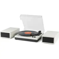 Fenton RP165M stereo platenspeler met Bluetooth en speakers - Marmer