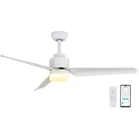 SPC Conforto DC Max 2 - Plafondventilator met instelbare helderheid in 3 tonen, superstille en efficiënte 43W DC-motor, Ø132