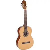 Salvador Klassieke gitaar - CS-244 - 4/4 - Sparren top - Sapele - Savarez snaren - Satin afwerking - Naturel