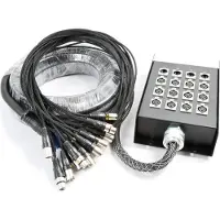 PD Connex Stage Snake 12-in 4-out XLR 15 meter