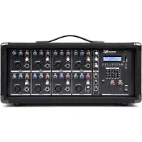 Power Dynamics PDM-C805A 8 kanaals mixer met ingebouwde versterker
