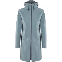 Agu SEQ Regenjas Dames Waterdicht - Staal Blauw - Waterkolom 5.000 mm - Om te ritsen tot poncho - Ventilatiepaneel op de rug