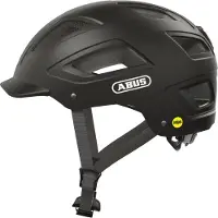 ABUS Fietshelm HYBAN 2.0 MIPS velvet black L - 56-61 cm - zwart - Geschikt voor gebruik op elektrische fietsen - stadsfietsen - 480 g
