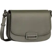 Liebeskind berlin Schoudertas Ezra 2 Calf Optic Crossbody Bag Cypress Green Donkergroen