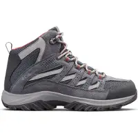 Columbia Wandelschoen Women Crestwood Mid Waterproof Graphite Daredevil-Schoenmaat 41,5