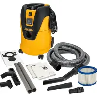 Mirka 25-liter professionele stofzuiger, slang, schuuradapter, mondstukken