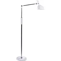 Beliani ANDROMEDA - Staande lamp - Wit - Synthetisch materiaal