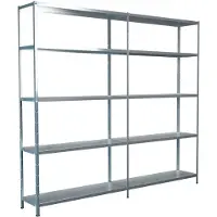 Schulte Legborden zonder bouten, H 2000 x B 2200 x D 350 mm, gegalvaniseerd