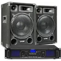 Fenton Geluidsinstallatie met Bluetooth - Complete geluidsset met versterker en speakers