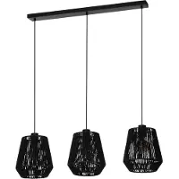 Eglo Touw Hanglamp Persley Eetkamer Zwart