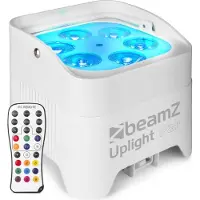 Beamz BBP96SW Battery Uplight Par 6x12W WDMX