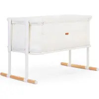 Childhome Evolux Co sleeper - 2 in 1 Wiegje - Naturel/Wit - 0 tot 6m - 97x64x85 cm
