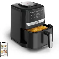 Tefal EY5528 Easy Fry Silence Deluxe XL - Stille Airfryer - 5L - Voor 6 Personen - XL Formaat - Stil - Zwart