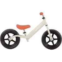 Amigo Hopper Loopfiets 12 Inch - Lichtgewicht & In Hoogte Verstelbaar - Meisjes Loopfiets - Balance Bike - Vanaf 2 Jaar - Zandbruin