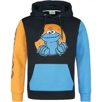 Sesame Street Trui met capuchon - Cookie Monster - S tot 3XL - voor Mannen - meerkleurig | Maat XL