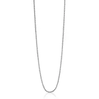 Zinzi 60cm zilveren palmier ketting ZILC-P60