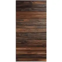 PosterMonkey Poster 75x150 cm - Houten plankpatroon - Warmte - Natuurlijk - Posters - Kamer decoratie - Wanddecoratie woonkamer - Muurdecoratie slaapkamer