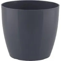 Artevasi San Remo Antraciet Plantenbakken - Ø 42 cm (Set van 2)