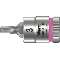 Wera 8740 A 05003332001 Inbus Dopsleutel-bitinzet Houderfunctie 3 mm 3 mm 1/4 (6,3 mm)