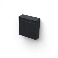 Geroba Wandbrievenbus zwart