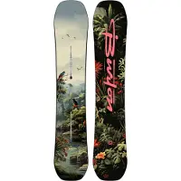 Burton - Packs (snowboards & bindingen) - Pack Custom Jungle 2026 voor Heren - Groen