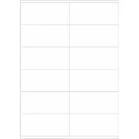 Schäfer Shop Universele etiketten, 105,0 x 48,0 mm, permanentklever, 1200 stuks
