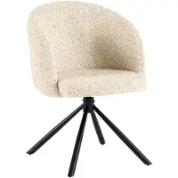 Giga Meubel Eetkamerstoel Emilia Beige Draaibaar