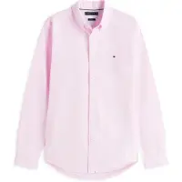 Tommy Hilfiger Overhemd 'Regular Fit Flag Embroidery' rosa