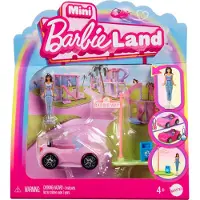 Barbie Mini BarbieLand - Cabrio met Barbiepop