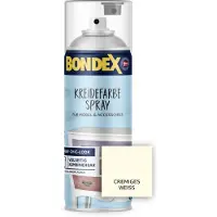 Dyrup 446761 Krijtverfspray crèmewit 0,4 L voor 4 m² - Snel en eenvoudig: Schudden en spuiten - Eenvoudig aan te brengen - Shabby look verf