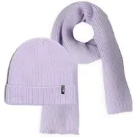 Tumble 'n dry Meisjes Mutsen Beanie + Scarf - Paars - Maat 122/164