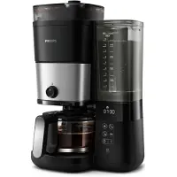Philips Filter-koffiezetapparaat HD7888/01 - All-in-1 Brew - Met Filter en Molen - Voor Bonen - Instelbare Grofheid - Met LED Scherm - Zwart
