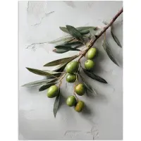 PosterMonkey Poster 60x80 cm - Olijventak - Beton - Mediterraan - Posters - Kamer decoratie - Wanddecoratie woonkamer - Muurdecoratie slaapkamer