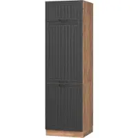 Vicco Fame-Line Koelkast ombouwkast – 60 cm Donkergrijs