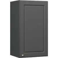 Vicco Fame-Line Hangkast – 40 cm Anthrazit-Gold Landhaus